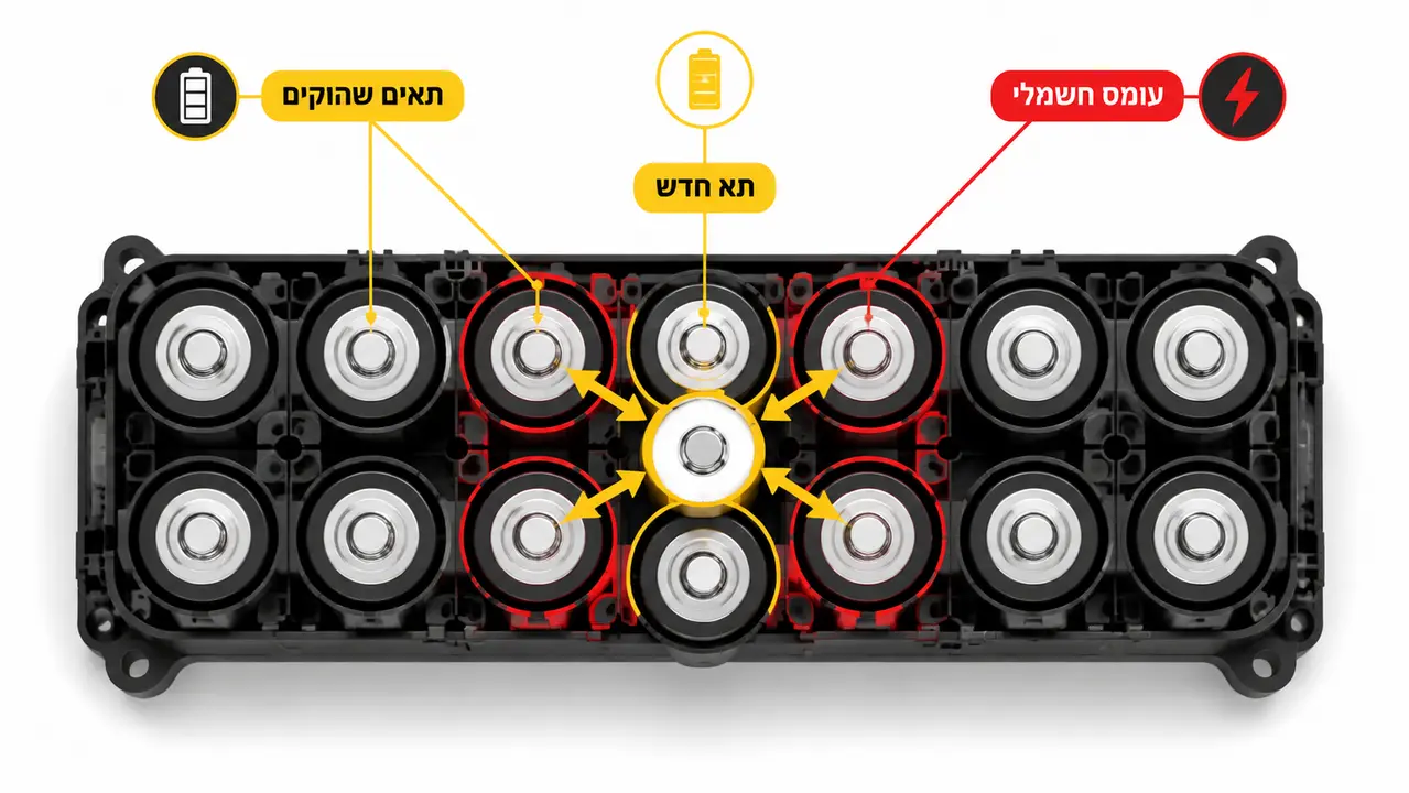 מתח גבוה מול מצבר 12V, ולמה זה משנה לאבחון?