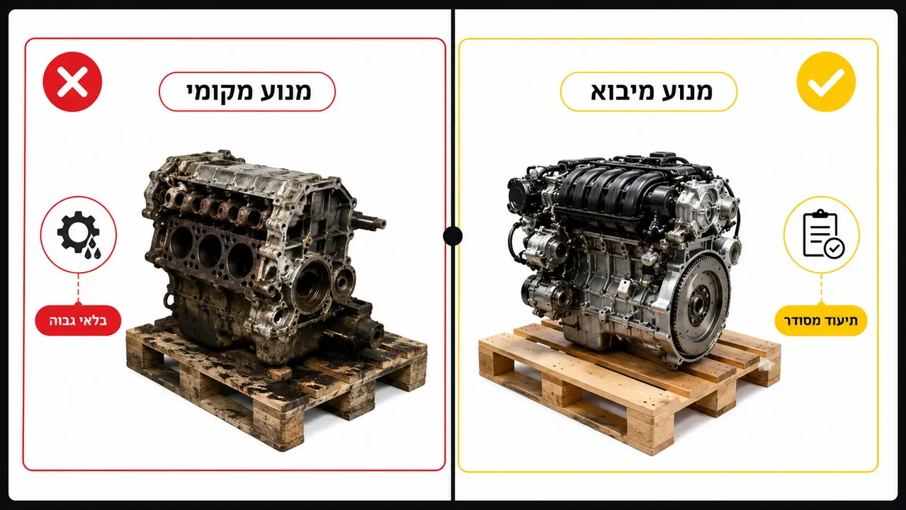 מנוע מיבוא מול מנוע מפירוק מקומי