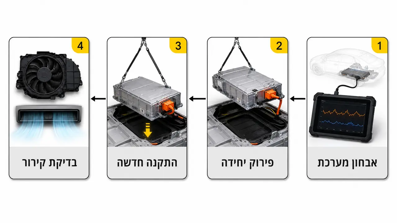 תקלה בסוללה לא תמיד אומרת החלפה
