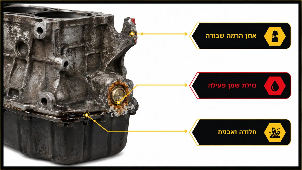 דגלים אדומים של התחממות ונזק פנימי