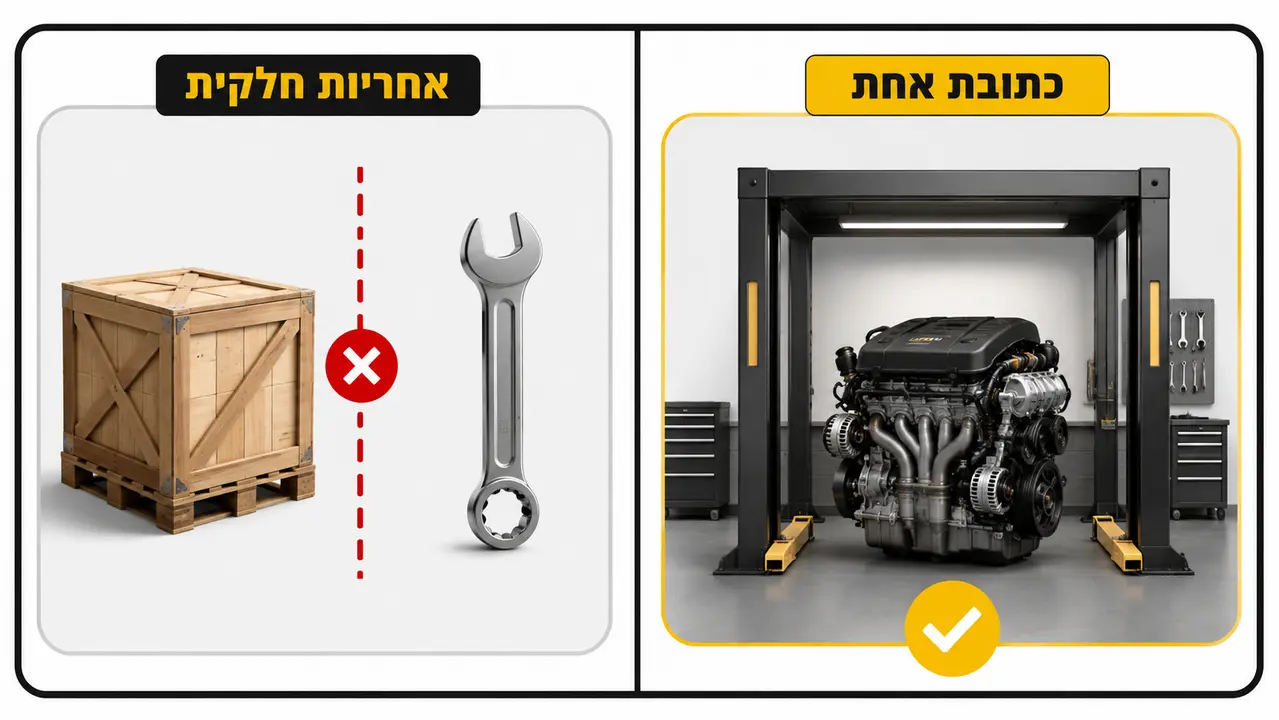 מי נותן אחריות, הספק או המוסך
