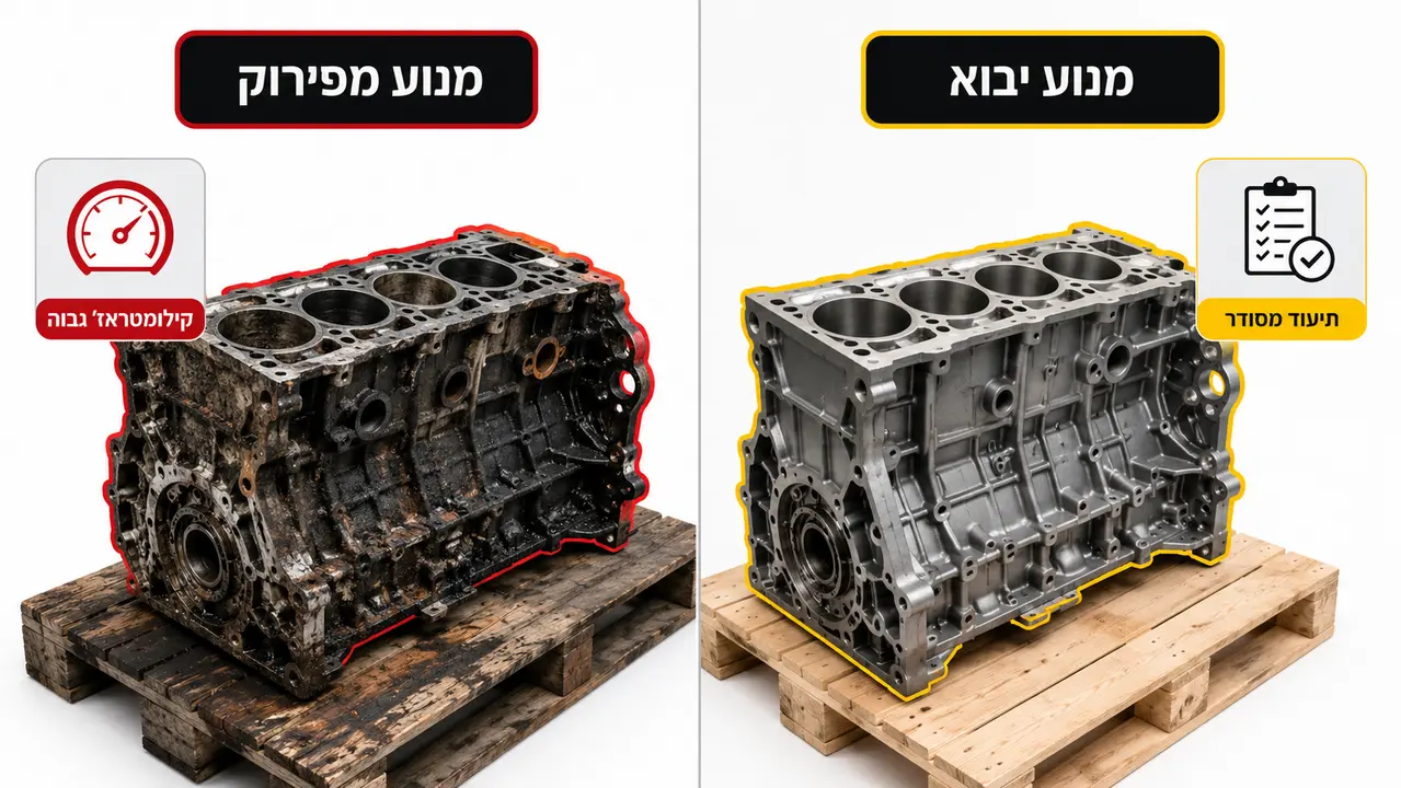 איפה מוצאים את מספר המנוע ברכב