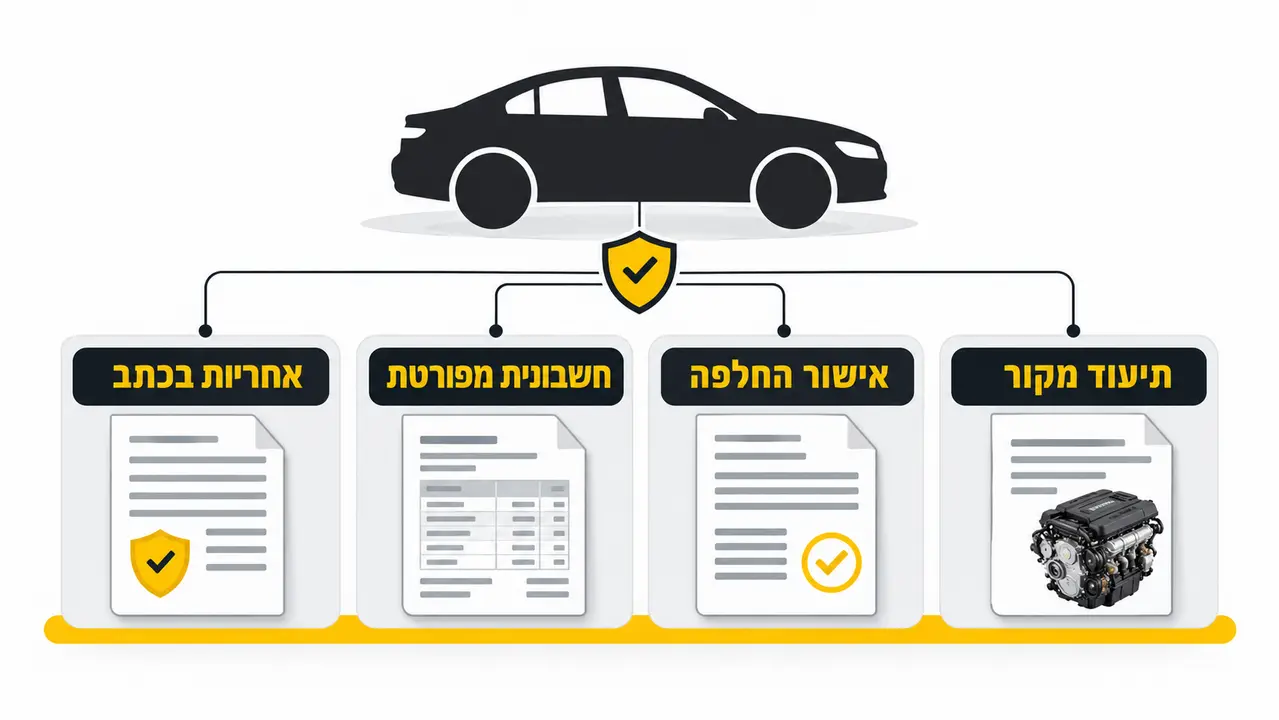 ערך רכב אחרי החלפת מנוע